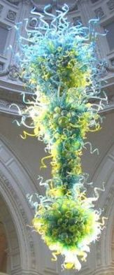 Dale Chihuly Art Glass Chandelier